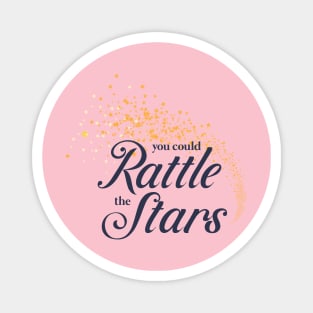 You Could Rattle the Stars (navy) Magnet